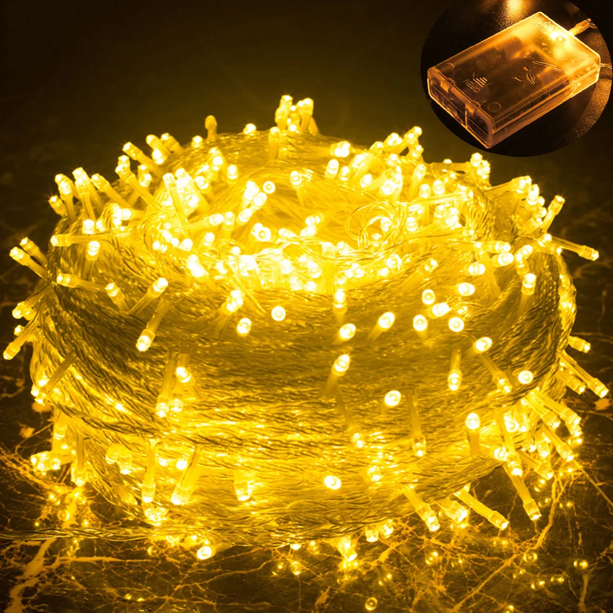 

2 М 3 М 6 М 10 М 10/20/40/80 светодиодная Рождественская гирлянда Гирлянда-гирлянда Сказочный свет для украшения Дня рождения свадебной вечеринки Теплый белый