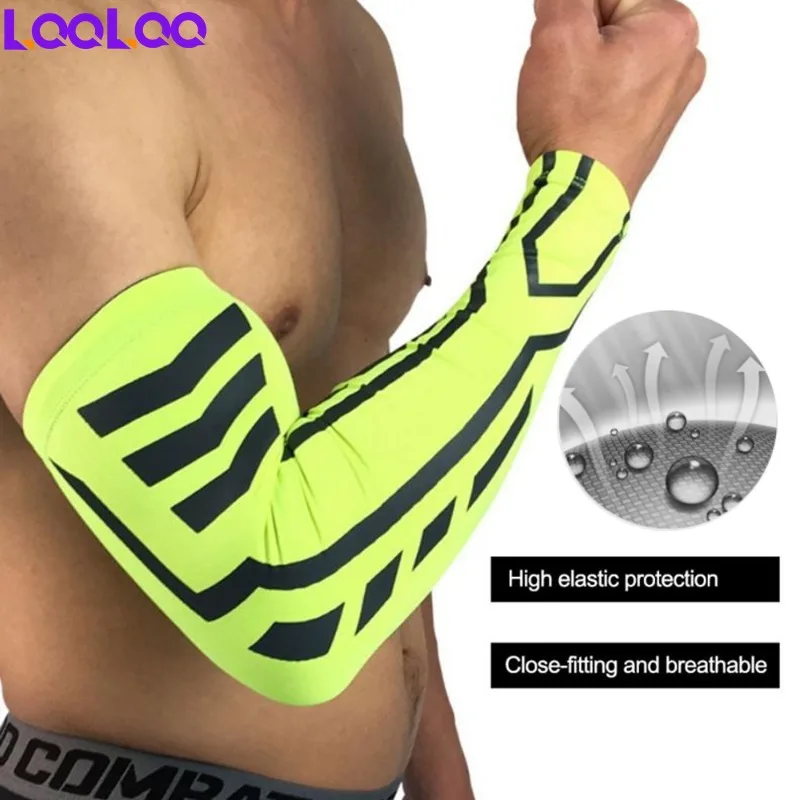 1Pcs Sports Compression Arm Sleeves/Warmers for Running, Cycling, Running, Basketball, Football,Driving, Both ForWomen and Men