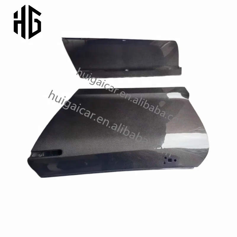 1 Pair Carbon Fiber Door Panel Interior Trims for Nissan Gtr R35 Indoor Panels Cover Auto Parts 2