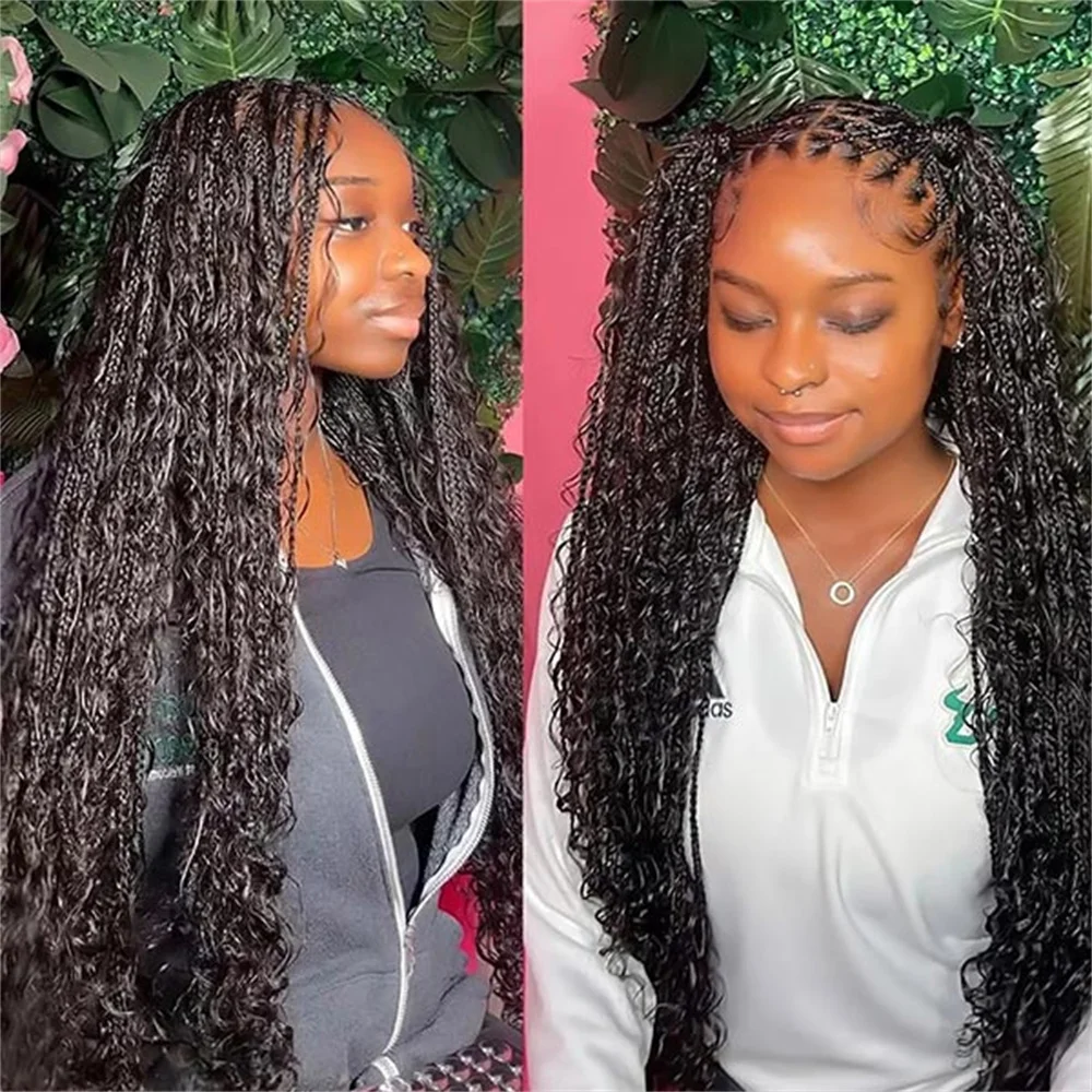 Boho Braids Human Hair Curly Braiding Hair Human Deep Wave Bulk Hair No Weft Human Hair For Braiding