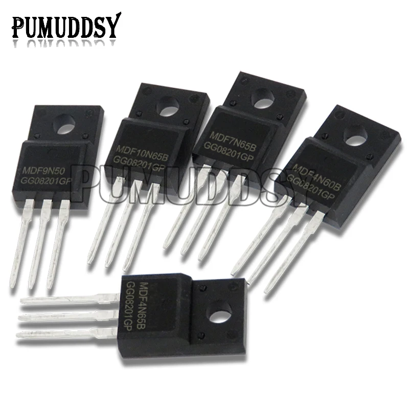 10pcs/lot MDF7N65B TO-220F MDF7N65 TO-220 7N65 MDF4N60 4N60 MDF4N65B MDF4N65 4N65 MDF9N50 9N50 MDF10N65B MDF10N65