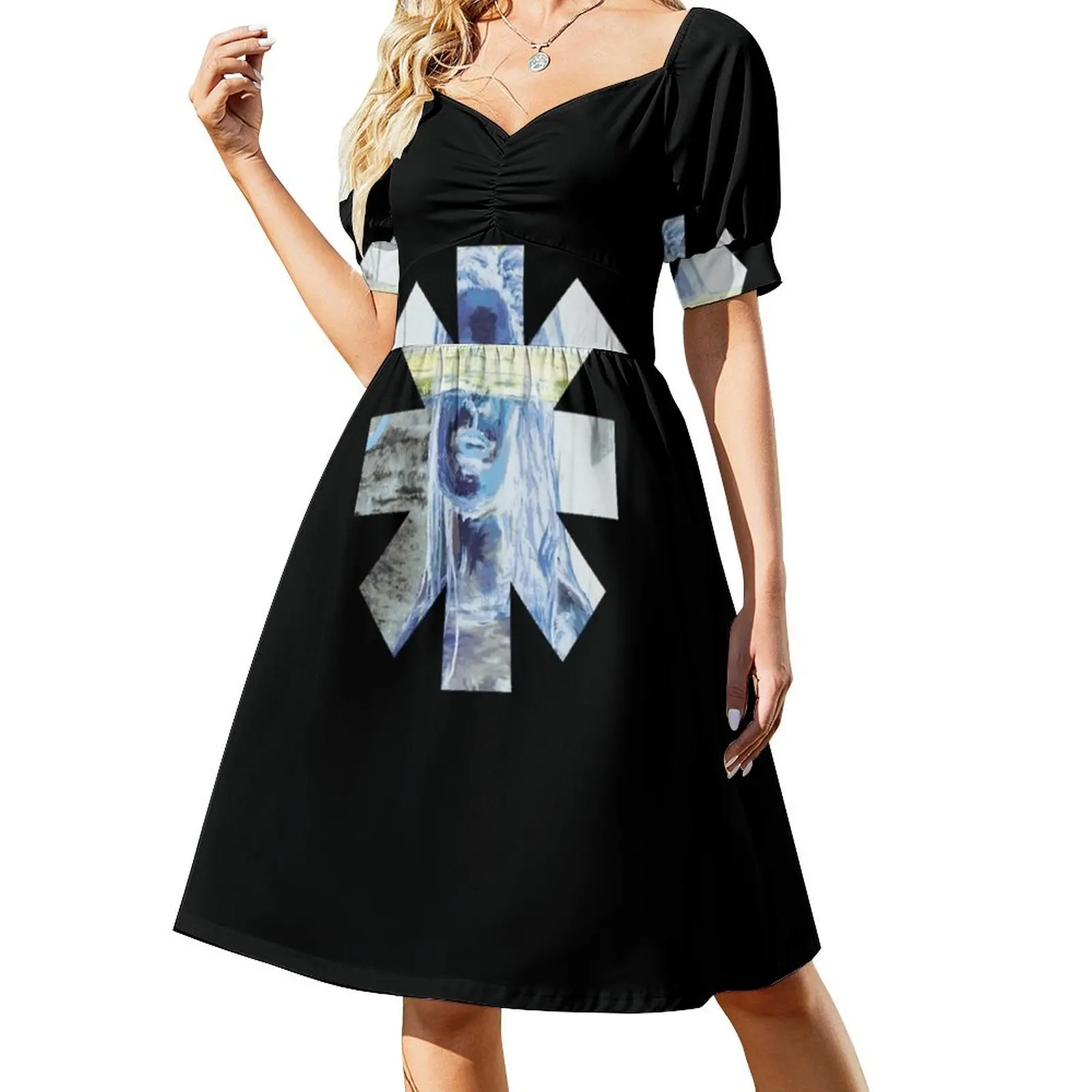 

Face Clap Short-Sleeved Dress Bridesmaid dress woman dress party night party dresses women