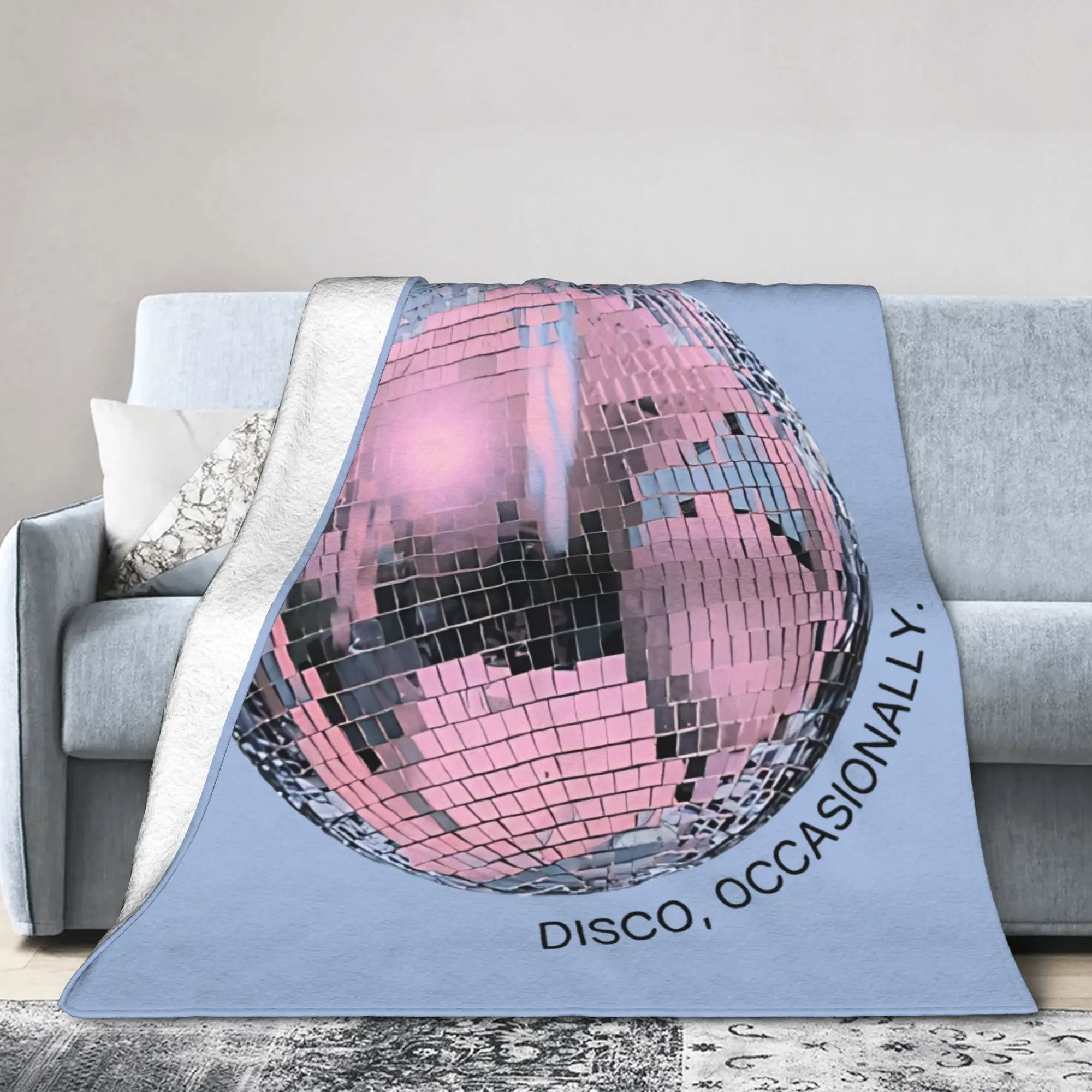 Kiss All The Time Disco Blanket Cover Harrys Music Styles Flannel Throw Blankets Summer Air Conditioning Portable Warm Bedspread