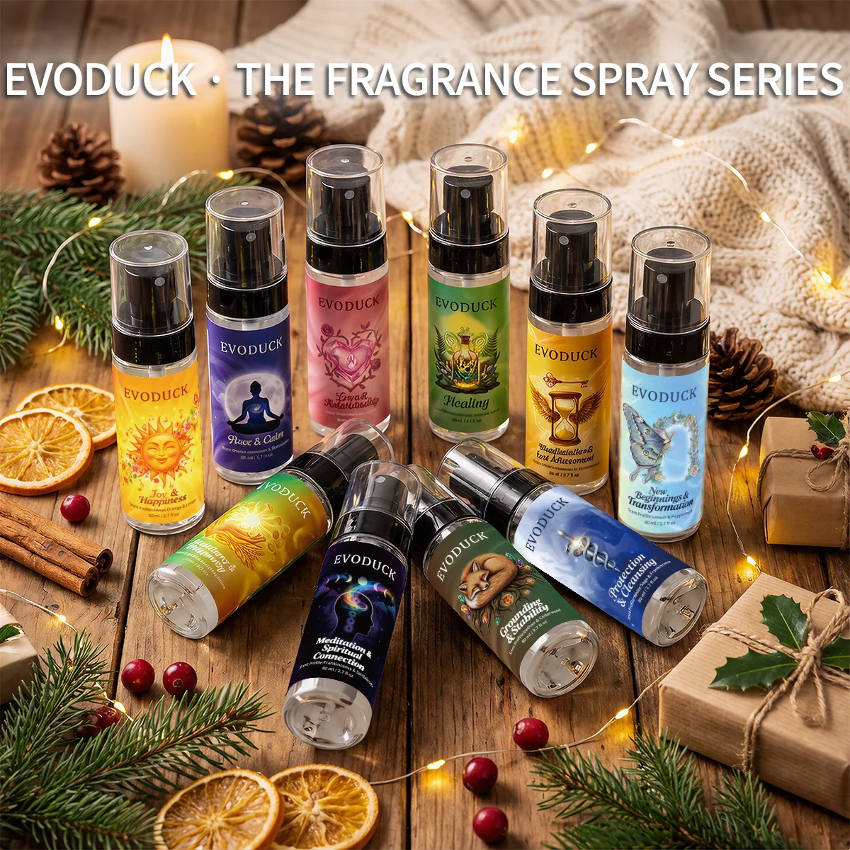 

80 мл парфюмерный дезодорант-спрей для тела, освежитель воздуха, право притяжения, земля, манифестация, энергия, длительный натуральный аромат