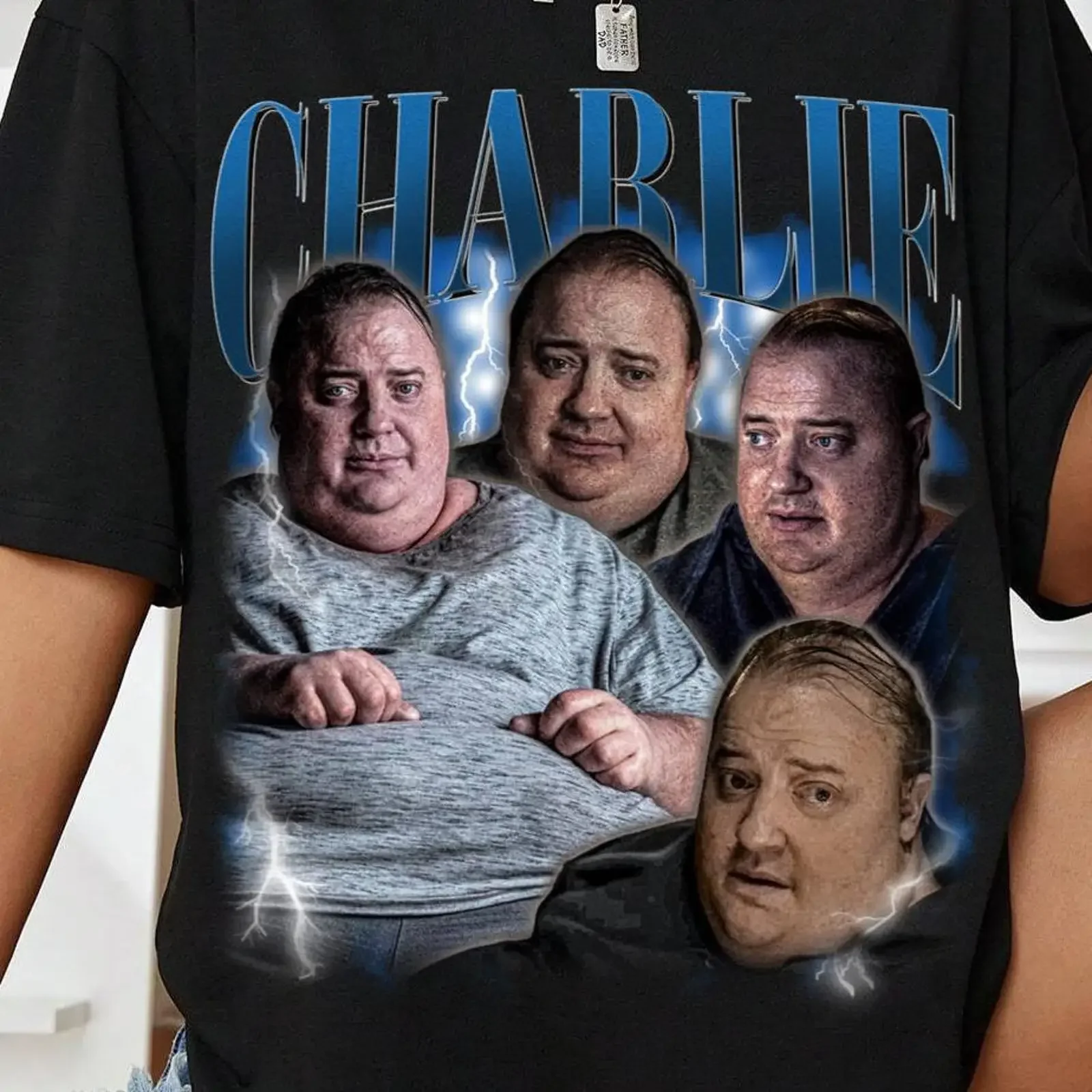 Vintage Charlie Swan Meme T Shirt Retro Movie Inspired Oversized Casual Funny Fan  vintage Washed Comfortable Versatile