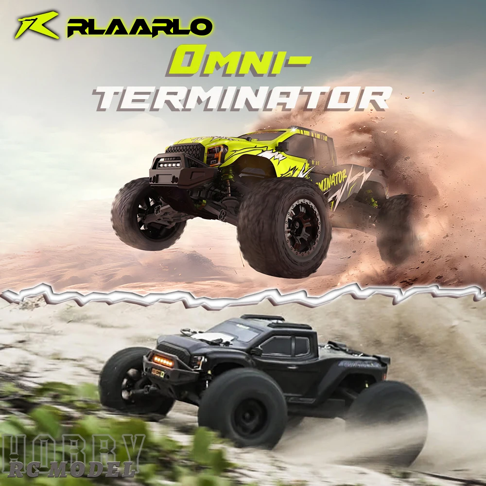 

RLAARLO OMNI-TERMINATOR Бесщеточный 4WD RTR масштаб 1/10, электрическая модель с дистанционным управлением, автомобиль-монстр-трак, игрушки для взрослых и детей