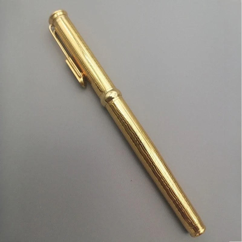 

Hero 600 Fountain Pen High Quality Unique Wave Texture Design Silver F 0.5 Pen Tip Iridium Craft Stationery Office Business Gift