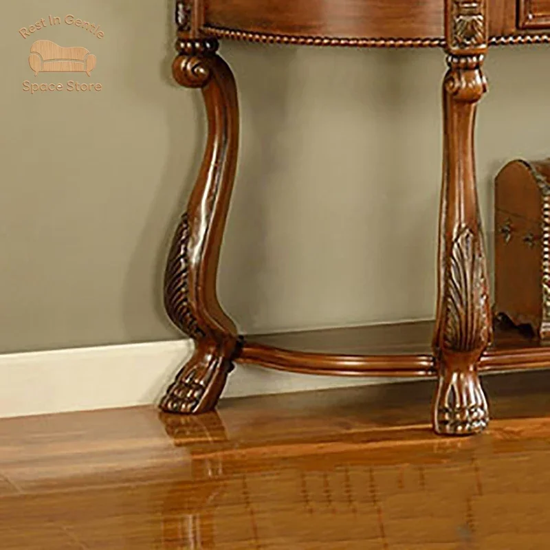 Vintage Luxury Console Table Beauty Storage Premium Design Console Table Drawer Entrance Hall Tisch Wohnzimer Furniture