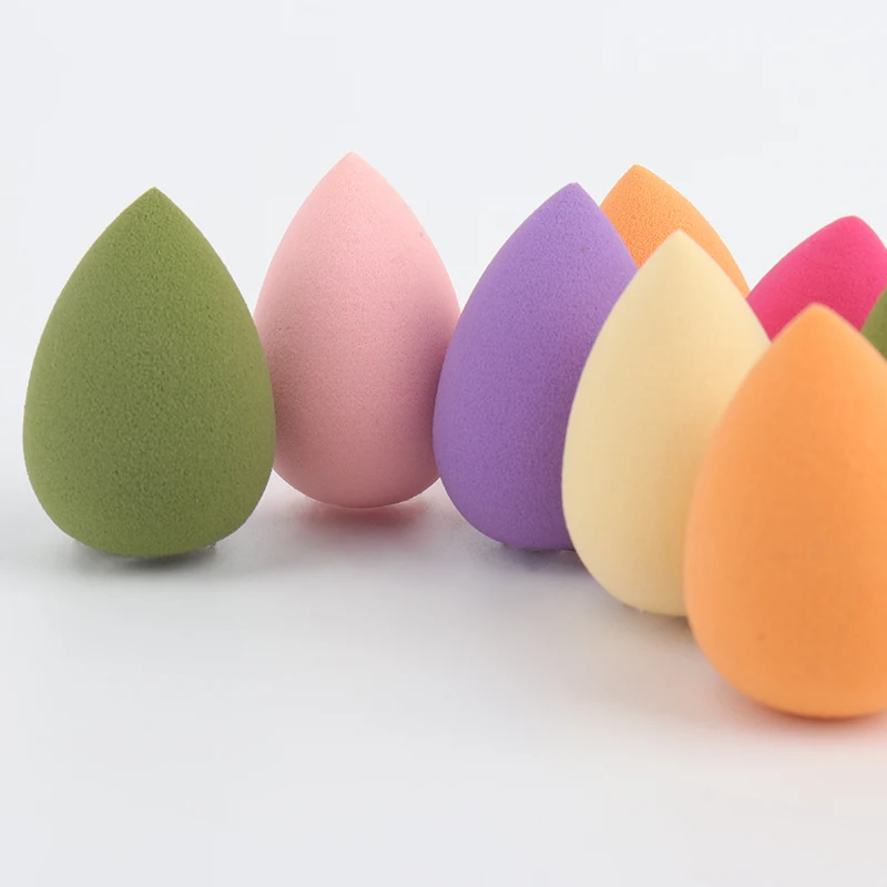 20 قطعة ماكياج الإسفنج خلاط صغير مزج الأساس مسحوق نفخة يشكلون البيض الجاف الرطب استخدام الوجه نفث وسادة هوائية الجمال أداة