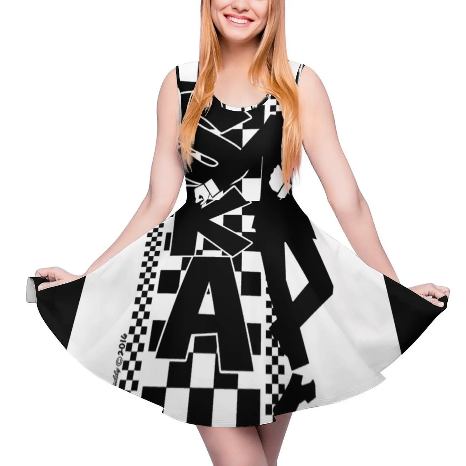 

Ska Dude Sleeveless Dress women dresses women dress sexy short dresses daring