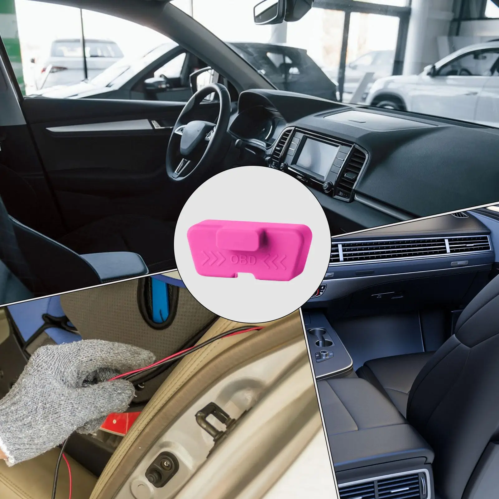Silicone Car OBD Port Cover Waterproof Rust-proof General Protective Sleeve Dust durable Clogging Caps For Car Accessories view 5