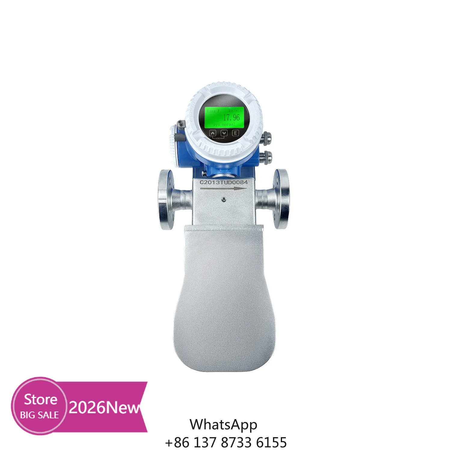 Medidor de Vazão Mássica Coriolis de Aço Inoxidável Série Alta Pressão: Excelente Desempenho em Baixa Vazão para Reabastecimento de Hidrogênio, Água e Óleo