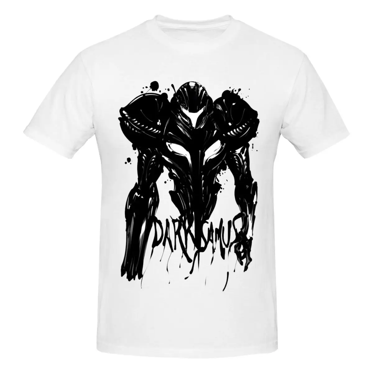 Dark Samus Metroid Funny T Shirts Graphic Y2K Anime Tees Men Women T Shirt Clothes