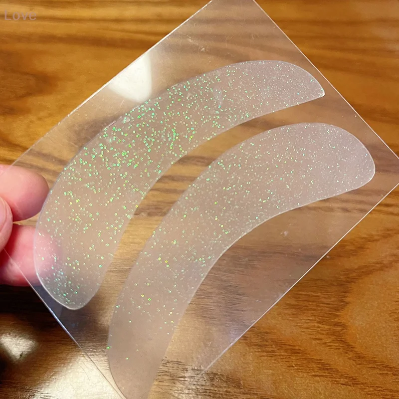 [L & P] 1 par de almohadillas de silicona para extensión de pestañas debajo de los ojos, herramientas para permanente de elevación de pestañas injertadas, parche ocular reutilizable para injerto de pestañas