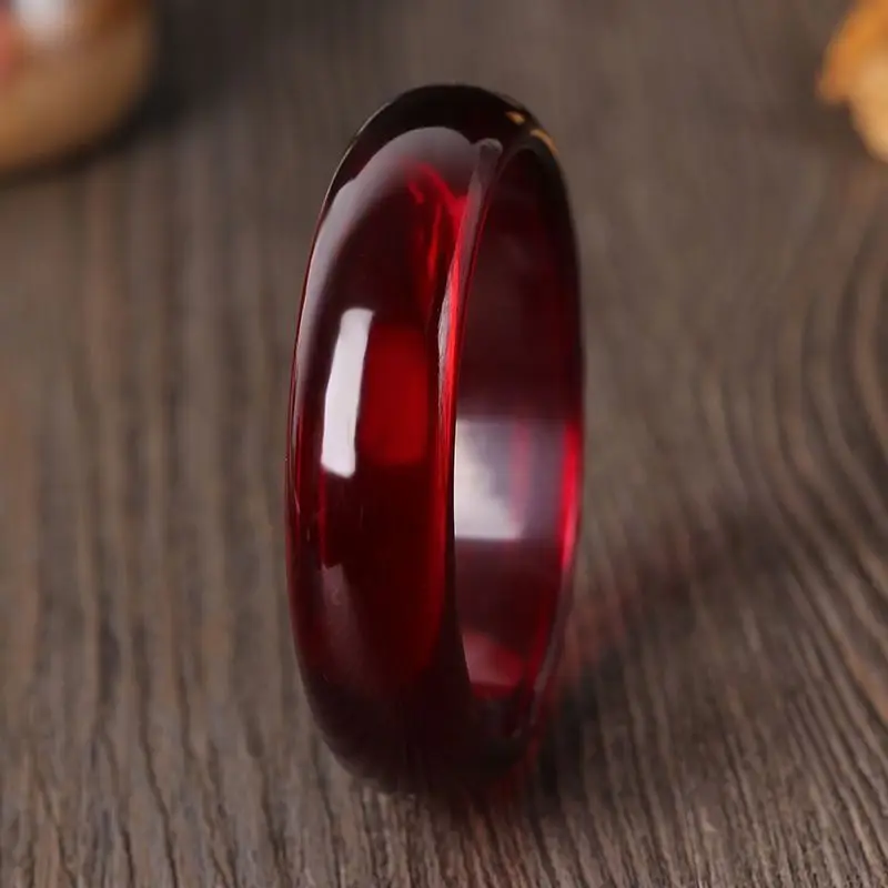 54-66mm Natural Blood Amber Bangle Women Healing Gemstone Fine Jewelry Genuine Baltic Red Amber Bangles Bracelets
