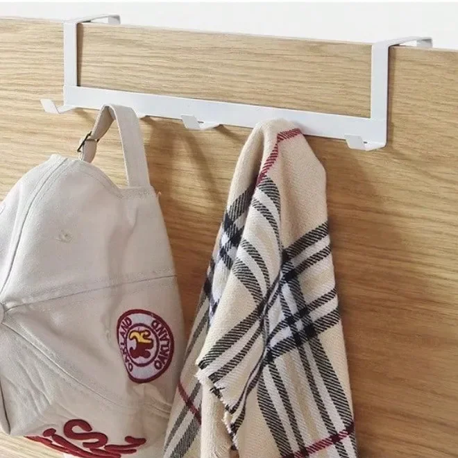 

No Trace Hook Strong Wall Hangers for Clothes Behind The Door No Drill Damage-Free Mount Closet Bedroom Bathroom Tool