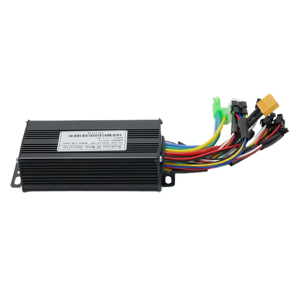 JN 36/48V E-Bike Controller Brushless Electric Scooter For UART No.2 Protocol Controller Sine Wave 26A 500/750W SM Three Mode