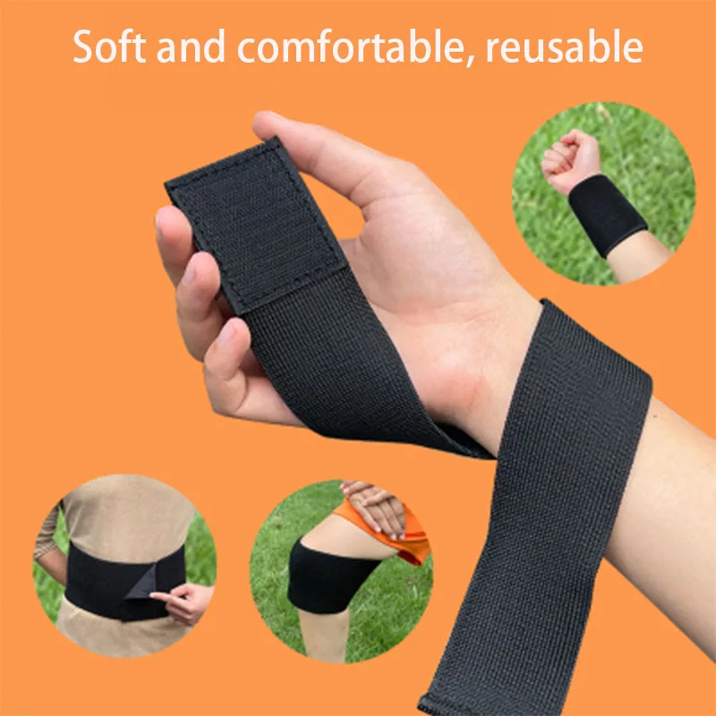 Multifunctional High Elastic Hook and Loop Fastener Tape Waist Tightening Leggings Elastic Bandage Sticky Cable Ties Straps