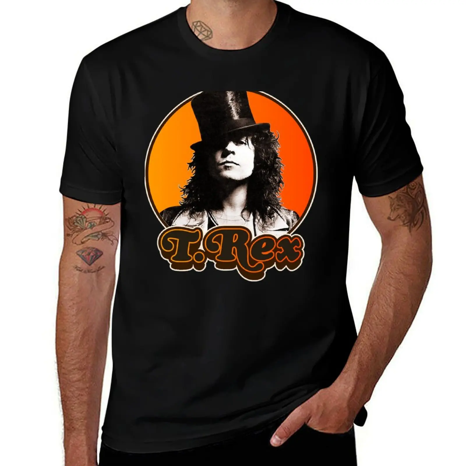 

Retro T Rex Marc Bolan Tribute Classic T-Shirt t shirt for man 100 percent cotton t shirt man designer T-Shirt