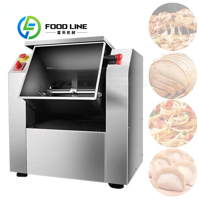 Customized Stainless Steel Commercial Bakery Dough Mixer 7.5 15 25 Kg Multifunctional Professional Catering Device