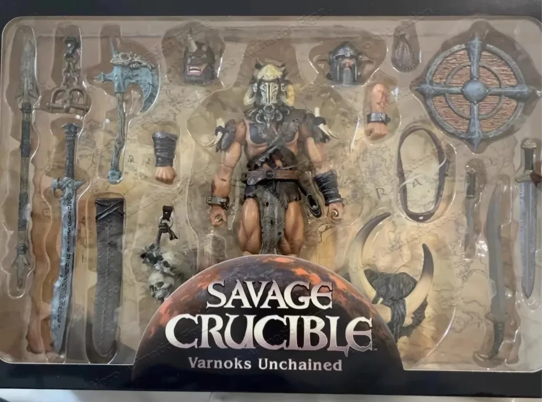 In Stock Savage Crucible 25 Years WF Exhibition Limited VARNOKS UNCHAINED Deluxe Set Action Figure Model Collectible Toy Gift