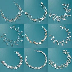 2022 Pearl Crystal Hair Vine Wedding Headband tiara Bridal Headpiece Women Hair Jewelry Wedding Hair Accessories Wholesale