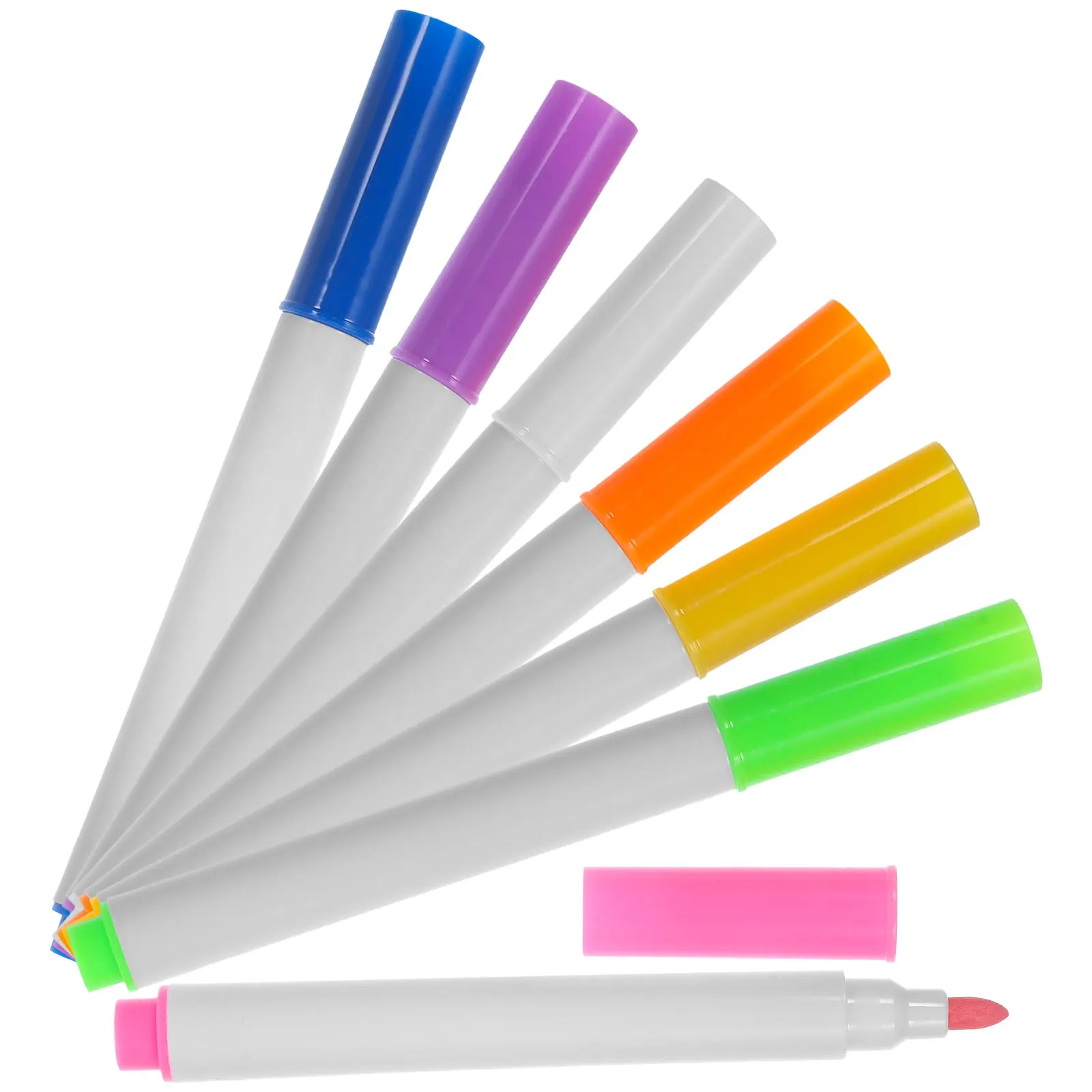 

7Pcs Whiteboard Markers Comfortable Erase Pens for School Office Smooth Writing Erase Markers Marker Pens Whiteboard