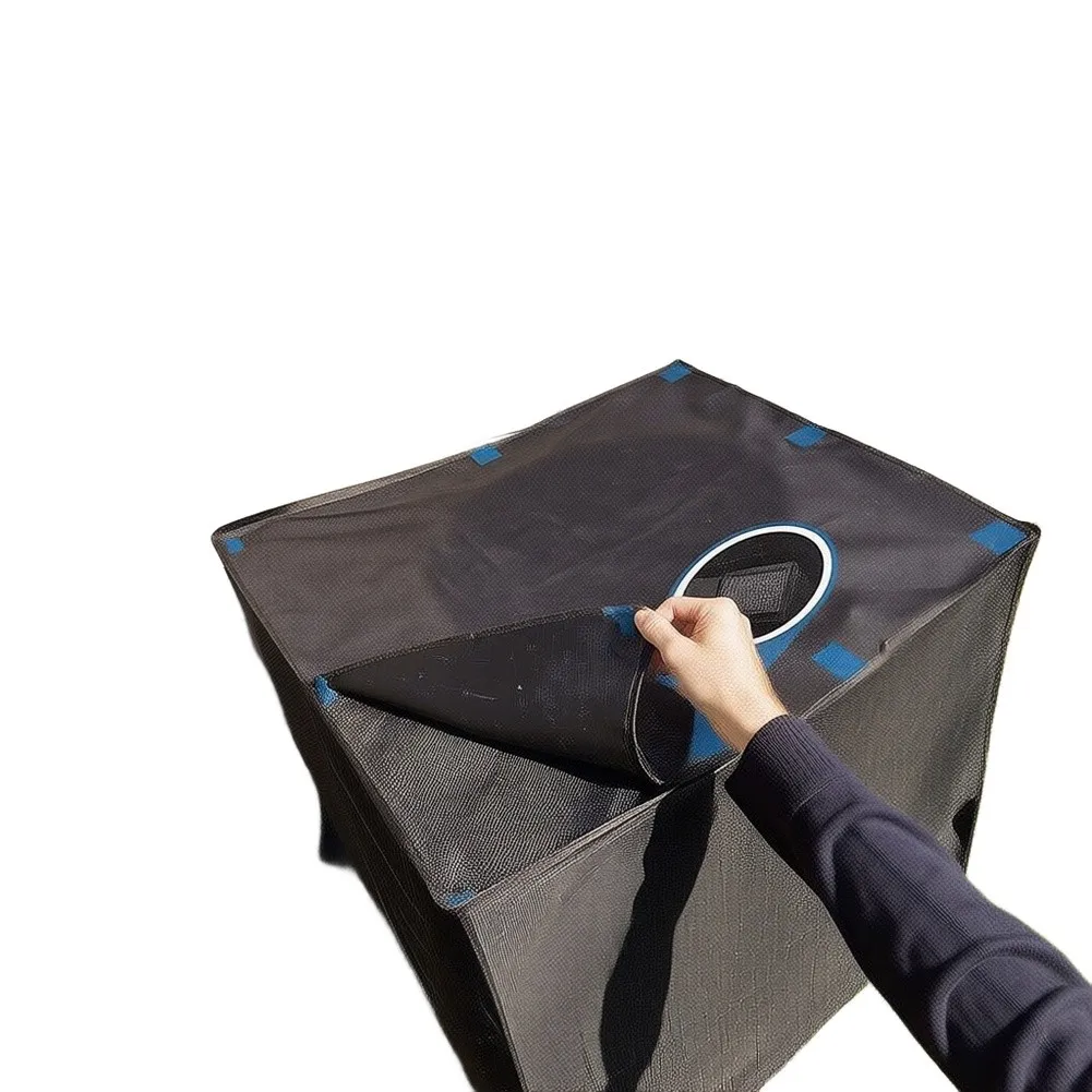 All Weather Breathable AC Cover Waterproof Mesh Top 600D Oxford Dust Snow Protection For Outdoor Air Conditioner Unit