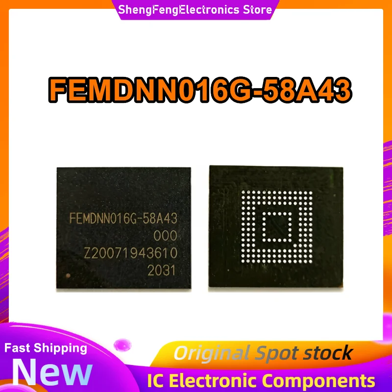 femdnn016g-58a43-chip-ic-mobile-con-libreria-di-font-e-memoria-emmc-da-16gb-nuovo-originale-disponibile