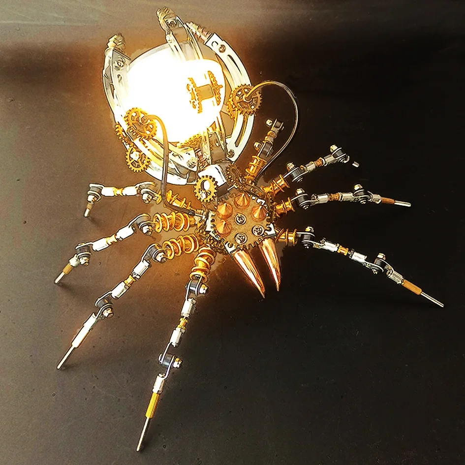 Mechanical Wind Ornaments Metal Model Spider Assembly Toy Mechanical Boy High Difficulty Assembling Adult Insects