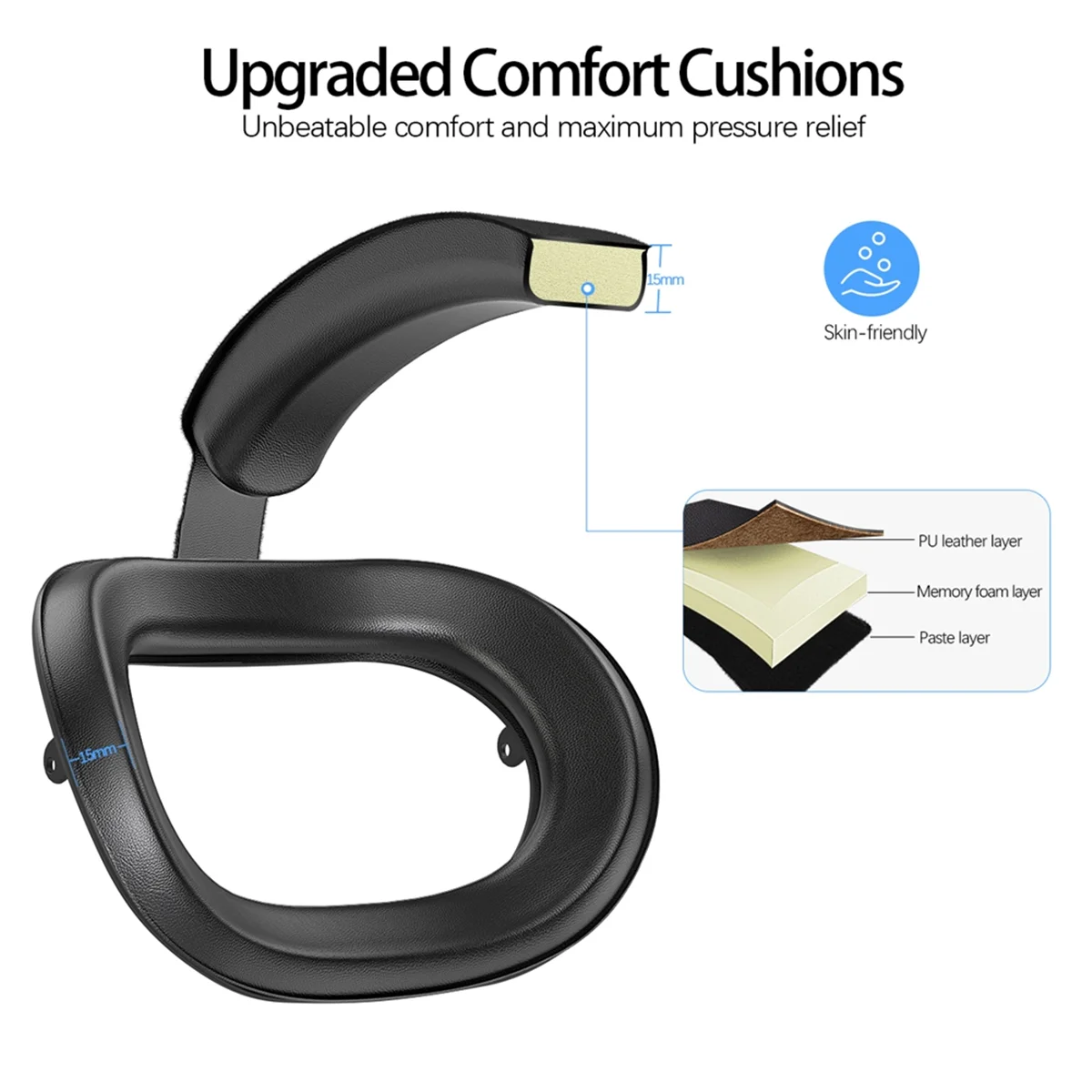 حزام رأس VR مع بطارية لـ Meta/Oculus Quest 2، حزام النخبة القابل للتعديل، محطة شاحن الطاقة VR، ملحقات VR باللون الذهبي