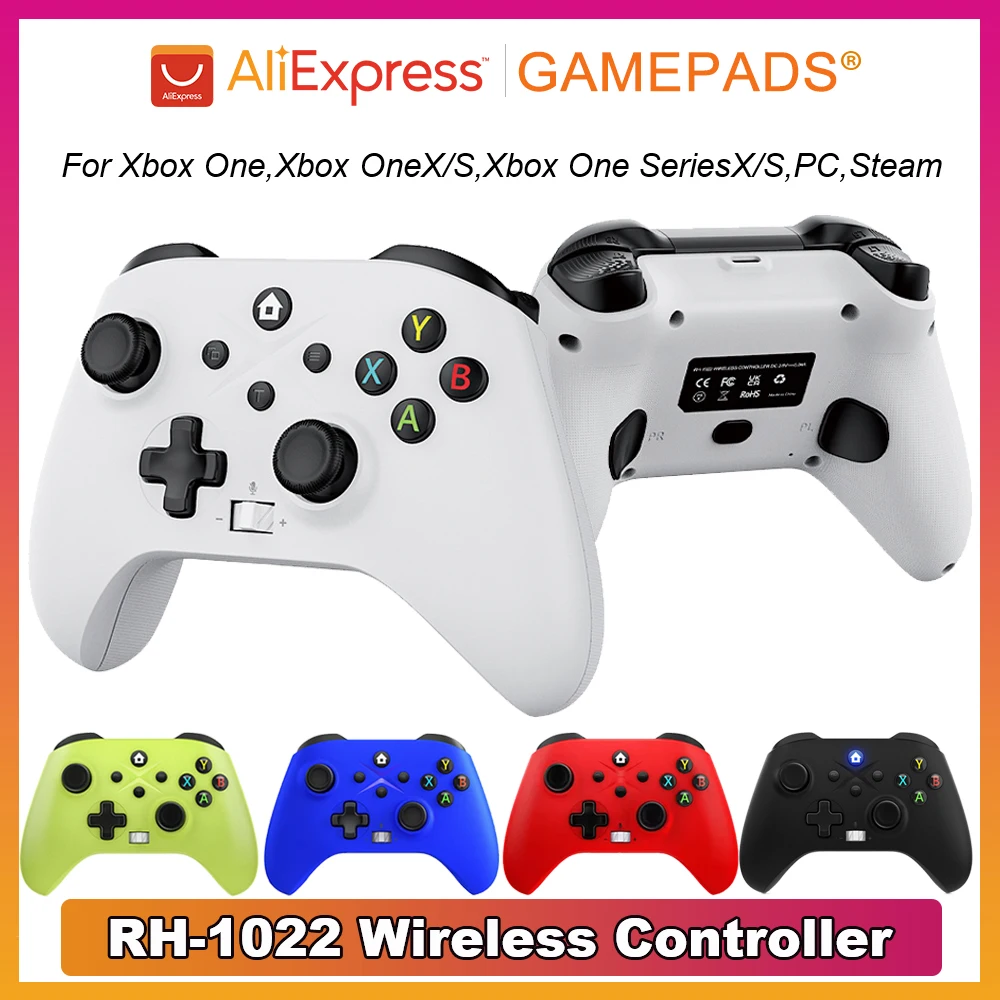 Für Xbox Controller, Xbox One Series S/X Konsole/PC Joystick Gaming Kabelloses Gamepad mit 6-Achsen-Gyroskop und Turbo-Funktion, kompatibel mit Win 7/10/11