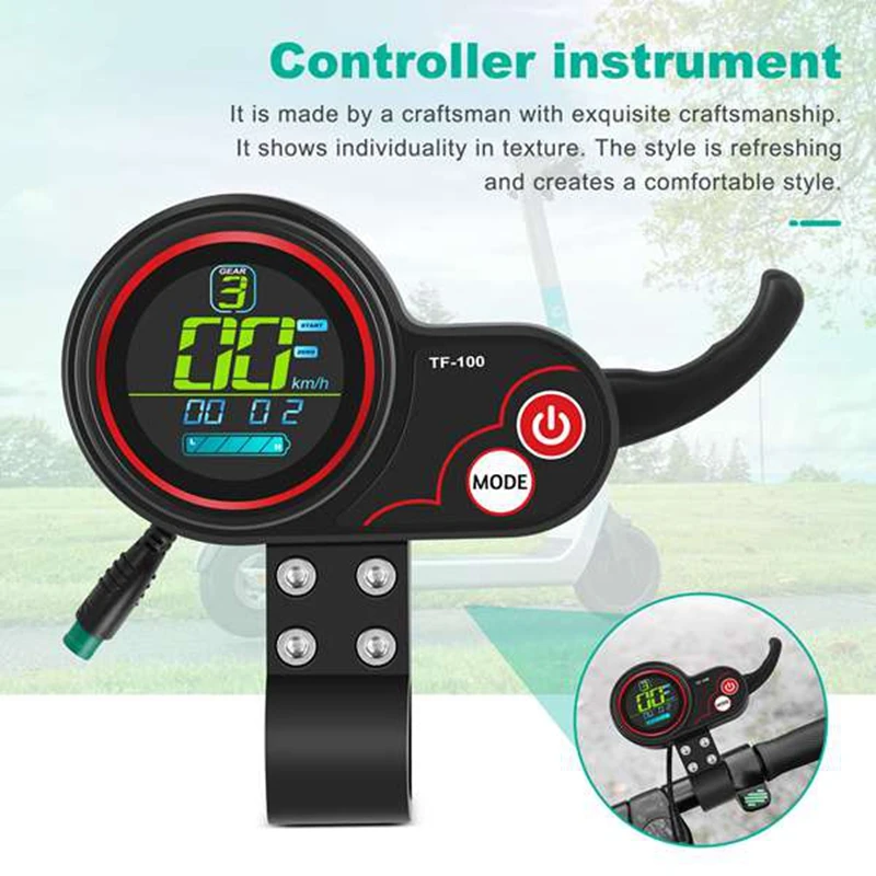 

Electric Scooter Switch Instrument Display Switch Instrument Display Screen 10-Inch Headlight Accessories Hipler Controller