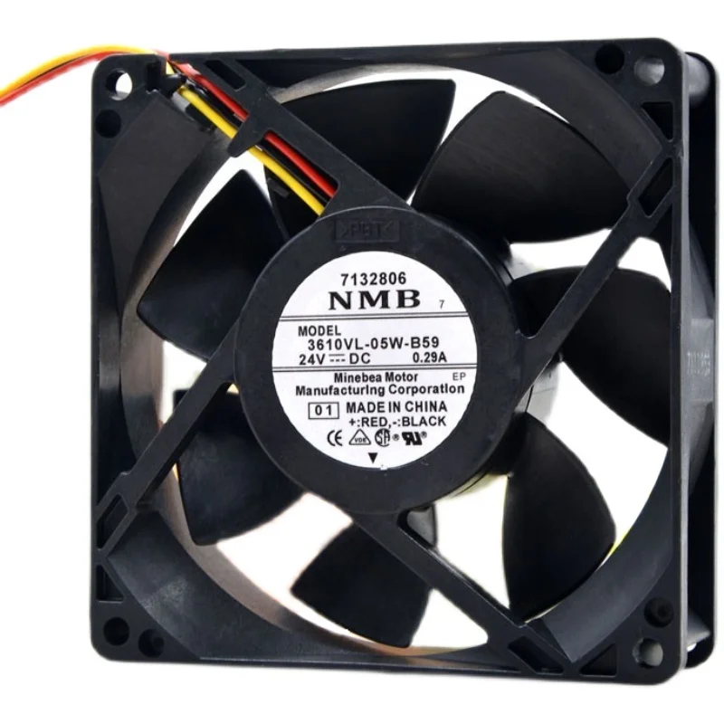 새로운 오리지널 3610VL-05W-B59 24V 0.29A 9025 90x90x25mm 냉각 팬 라디에이터