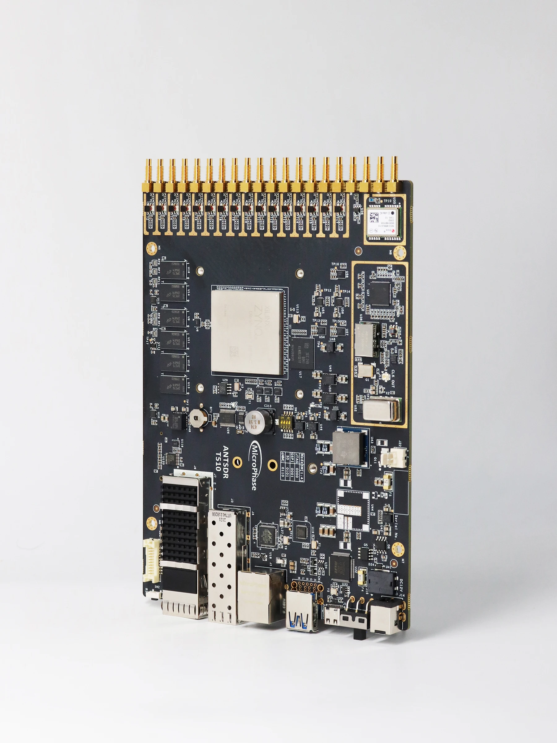 Placa de desenvolvimento microfásica T510 Xilinx FPGA ZYNQ UltraScale + RFSOC XCZU47DR ADC 14bit 5Gsps DAC 14bit 9.85Gsps