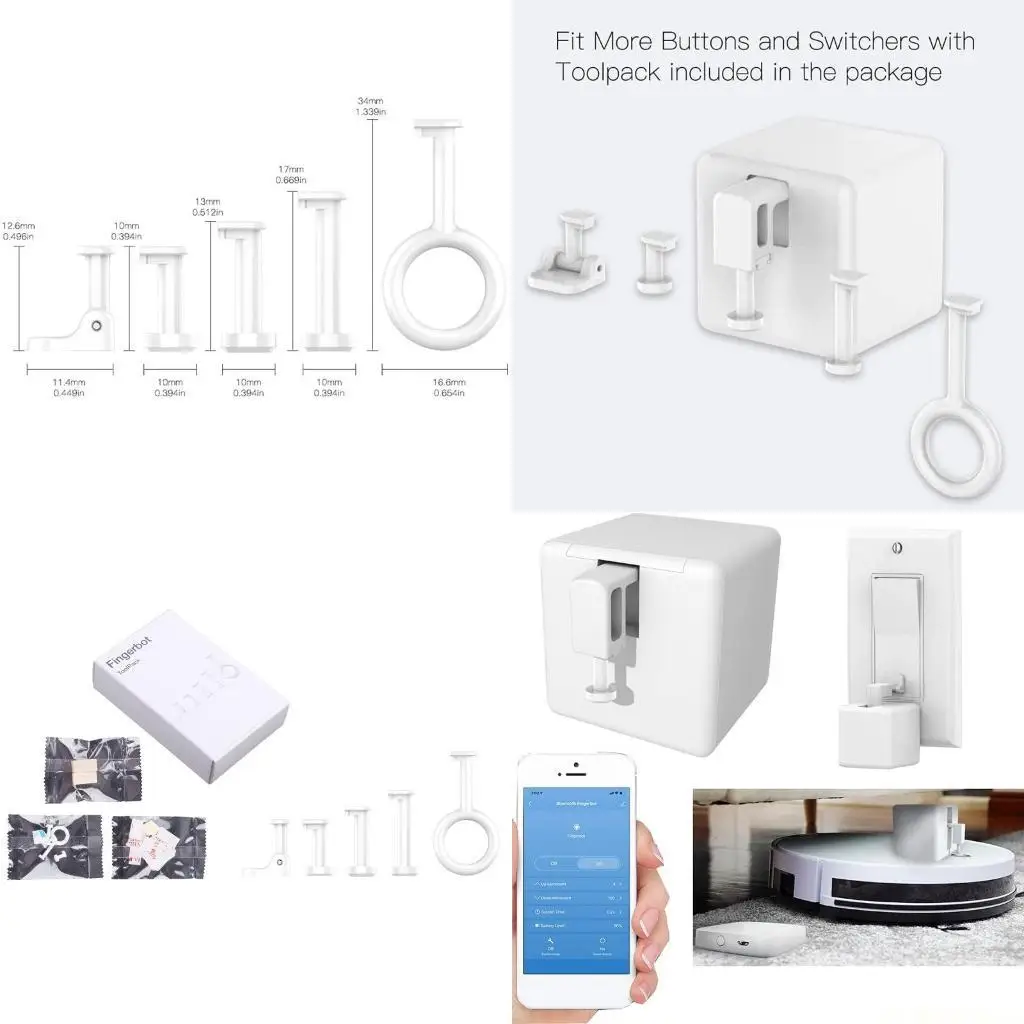 

E56B Bluetooth-compatible for Smart Robot Timer APP Control Fingerbot for Alexa-Googl