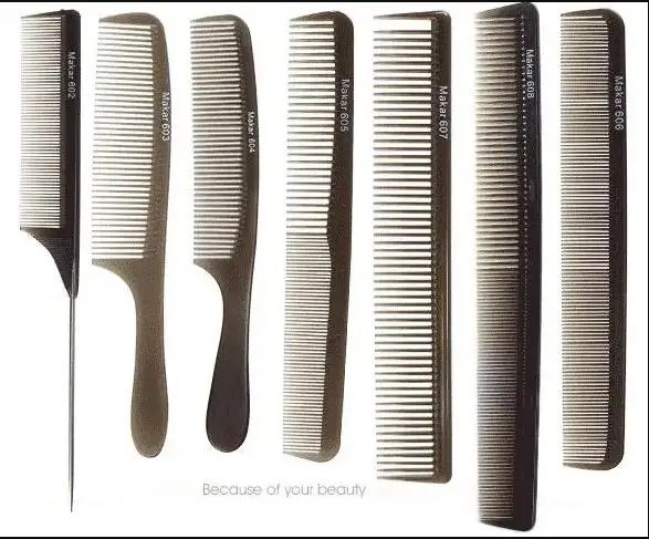 1pc Professional Hair Brush Salon Tail Styling Tools Make-up Combs Dense Tooth Division Hairdressing Comb