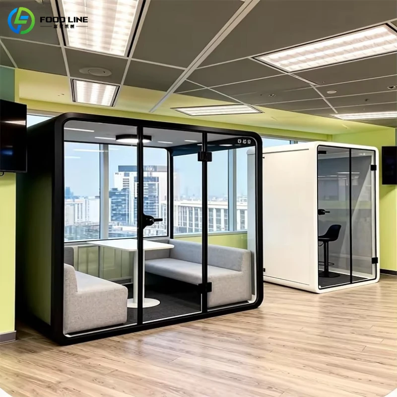 Customized Voice Isolation Soundproof Chamber Anti Leakage Acoustic Effective Noise Reduction Booth for Confidential Calls