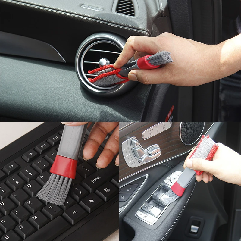 Car Air-Conditioner Outlet Cleaning Tool Multi-purpose Dust Brush Car Accessories Interior Multi-purpose Brush Cleaning brush