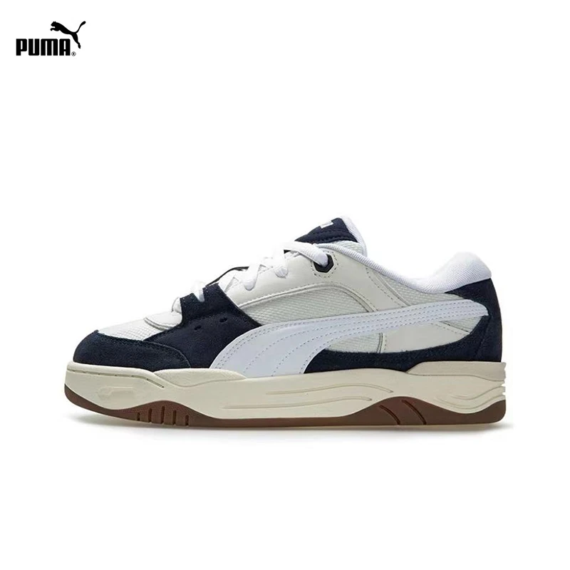 

PUMA 180 Leather anti slip and wear-resistant low top board shoes for men and women
