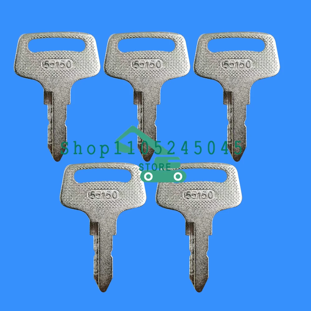 Hot Sale 10/5/1pcs 55150 Ignition Switch Key 37410-55150 for Kubota Tractor BX1500 BX1800 BX1830 BX22 BX2200 BX2230 B1550 B1750