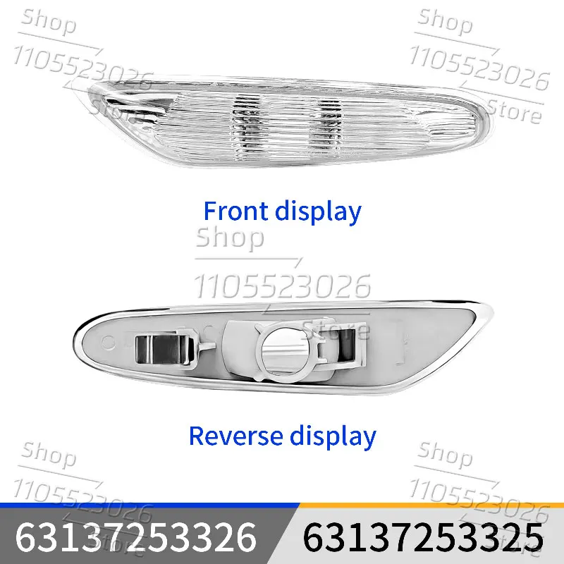 OE:63137253326 63137253325 Front Fender Turn Signal Side Marker Left/Right Parts For BMW 1 3 Series E90 E91 E92 E93 E82 E88 E84