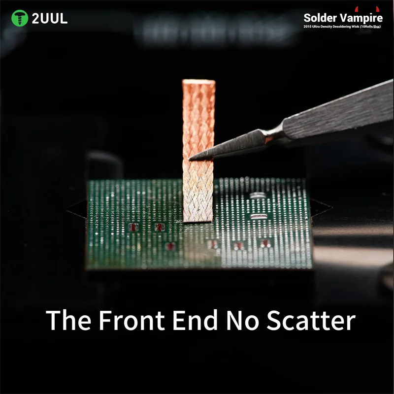 2UUL DW16 2015 초고밀도 솔더 브레이드 디솔더링 와이크 개별 팩 마더보드 PCB BGA 납땜 도구용