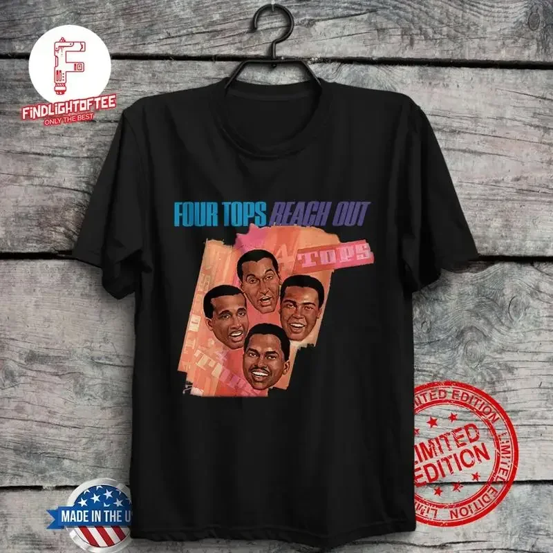 Four Tops Reach Out I'll Be There T Shirt Abdul Fakir Ronnie McNeir Harold Bonhart