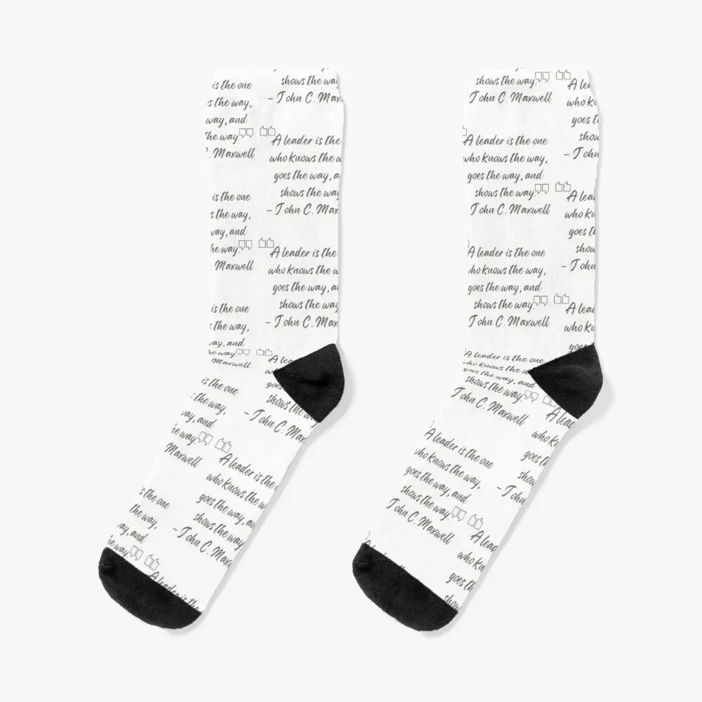 Quotes on leadership Socks New year's short kawaii christmas gift Boy Child Socks Women's