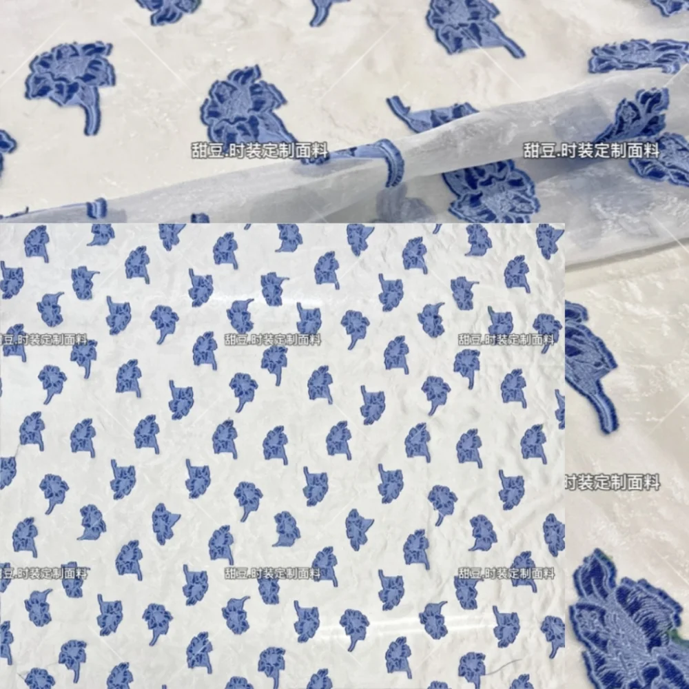 

Жаккардовая ткань из органзы, весна-лето, тонкое перспективное платье, одежда, пряжа, плетение, модные ткани, ткань «сделай сам», шитье на метр