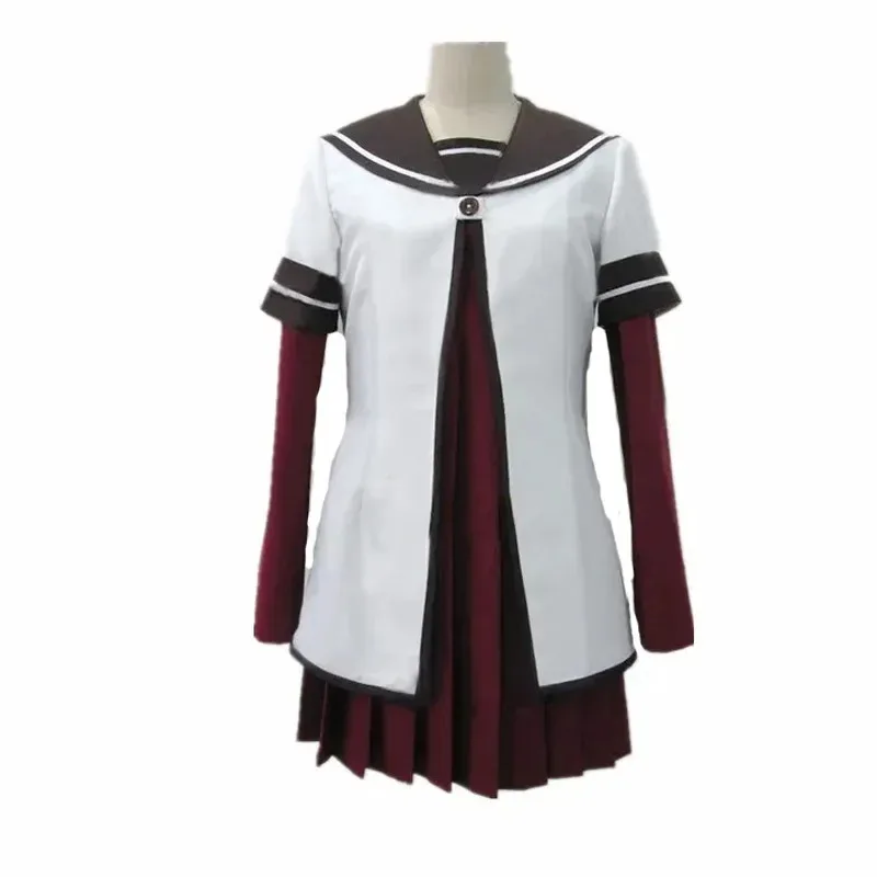 FC6New  Yuru yuri School Uniforms Toshinou Kyouko Cosplay T-shirt Summer Anime Cotton Short Sleeve Tees@FC8！