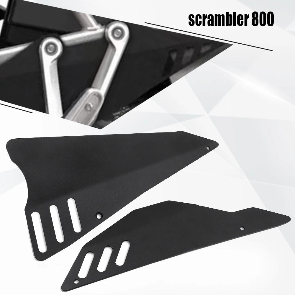 

Motorcycle Accessories For Ducati Scrambler 800 Cafe Racer Side Panel Mid Frame Cover Plate Protector Decorative covers Guard