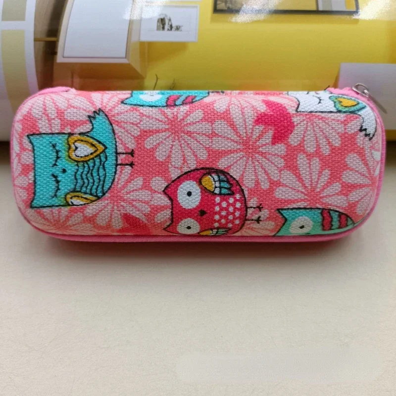 

Cartoon Eyeglasses Cases Thick Cloth Eyeglasses Boxes Zipper Opening Storage Box Children Eyeglasses Accessories