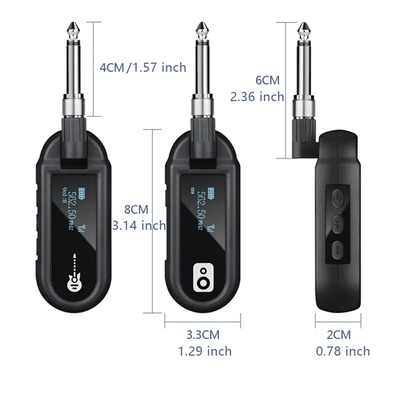 Y22A-M02 UHF نظام الارسال والاستقبال اللاسلكي للجيتار لوحة مفاتيح البيانو الكهربائية أداة طبل كهربائي